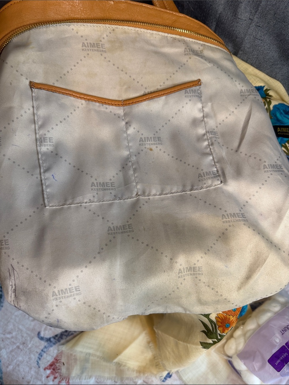 Aimee Kestenberg Tuscany Leather and Suede Hobo Bag - Picture 8 of 9